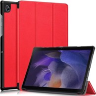 NIKCORP Preklopna futrola za tablet Samsung Galaxy Tab A8 10,5" (2021) s pojačanim rubovima, crvena